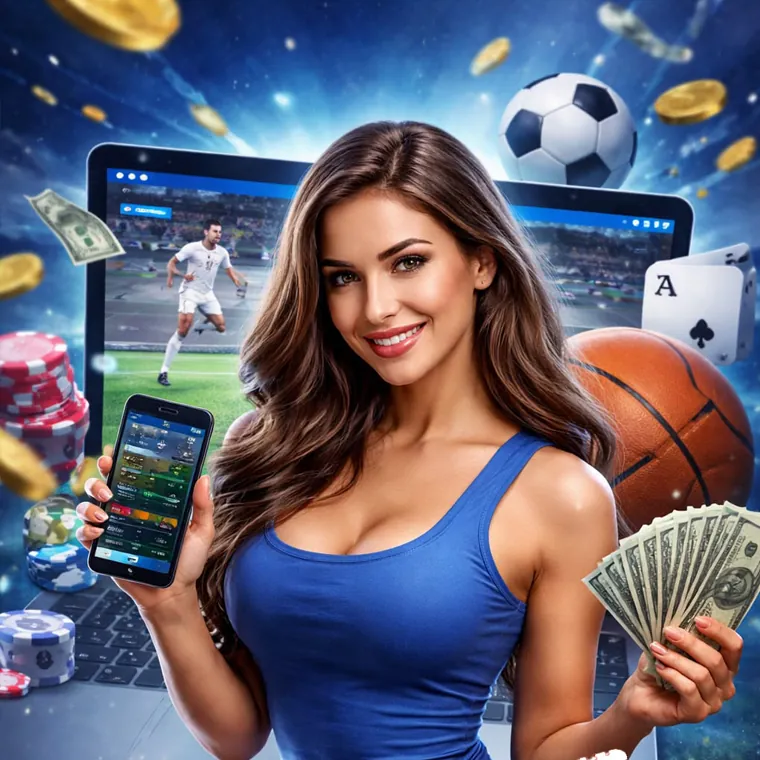 Secure betting platform with padlock icon