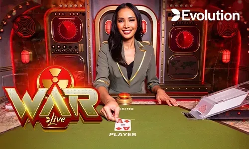 Poker game with cards and chips